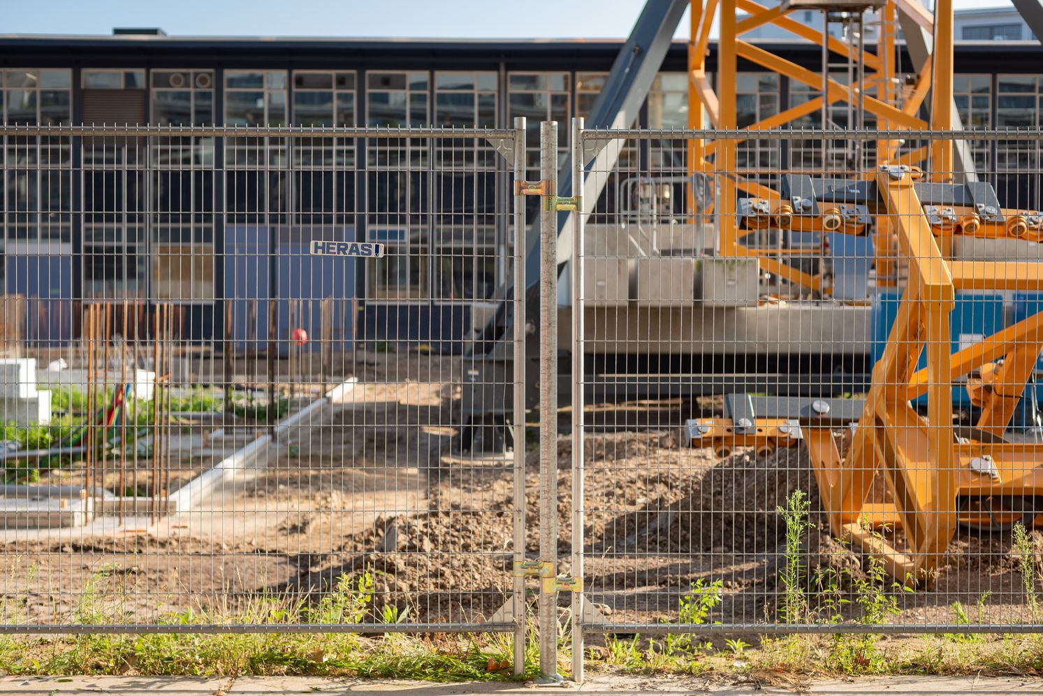 Cloture de chantier